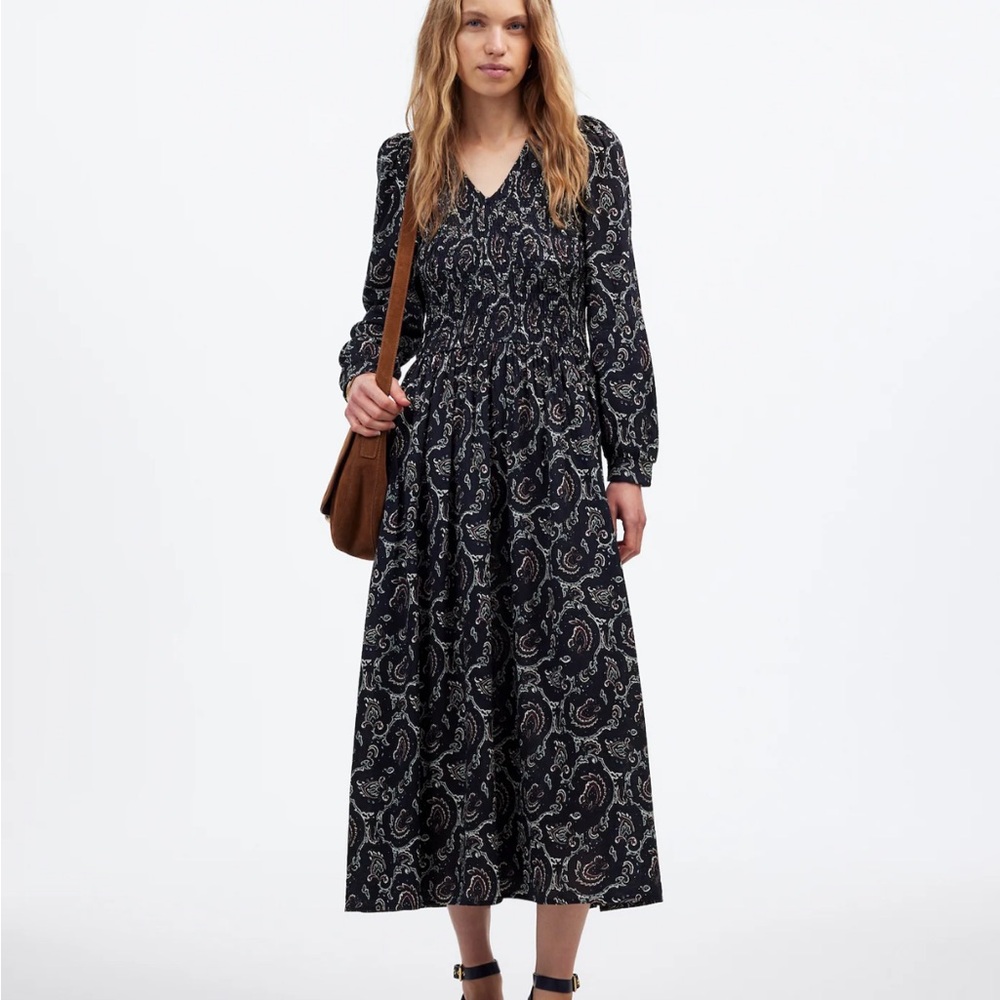Madewell Paisely Midi Dress